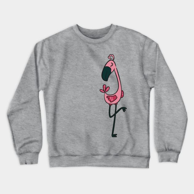 Flamingo Crewneck Sweatshirt by CuteCoCustom